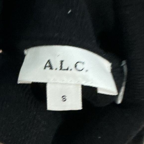A.L.C. Black Paltrow Turtleneck Sleeveless Racerback Sz S - Picture 6 of 14